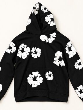 Denim Tears black print pullover hoodie